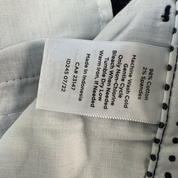 Relaxed Talbots Navy Blue women Chino Shorts Size 10 - Picture 6 of 8